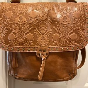 The Sak Ventura Convertible Backpack Embossed.